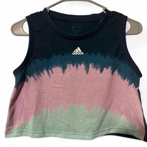 Adidas Tank Top in Pink, Green, and Blue